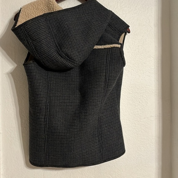 SFERA CASUAL Junior fleece vest, size M, checked, sheepskin - Picture 3 of 7